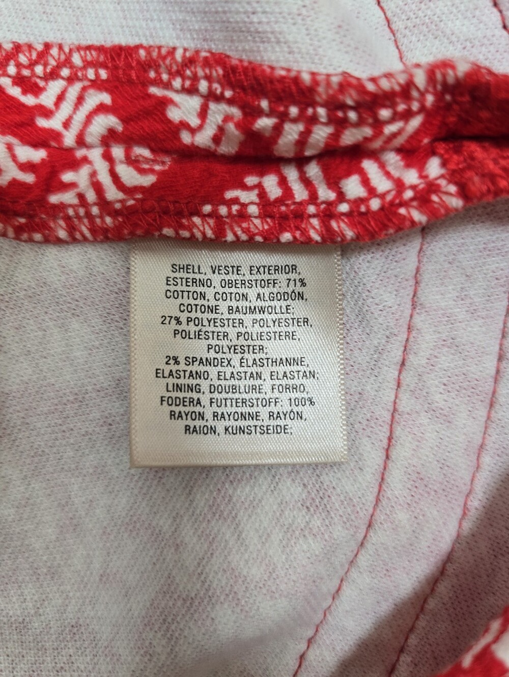 Maeve Emma Geometric Fit-Flare Embroidered Knit Dress Sz.0 Crochet Sleeveless - Picture 13 of 14